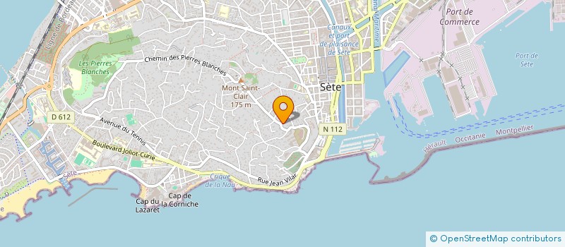 localisation de l'entreprise OLYMPIENNE  SETE