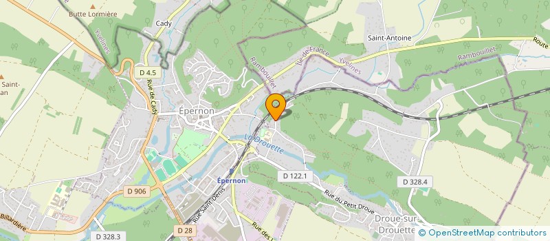 localisation de l'entreprise OLYMPIQUE à DROUE-SUR-DROUETTE