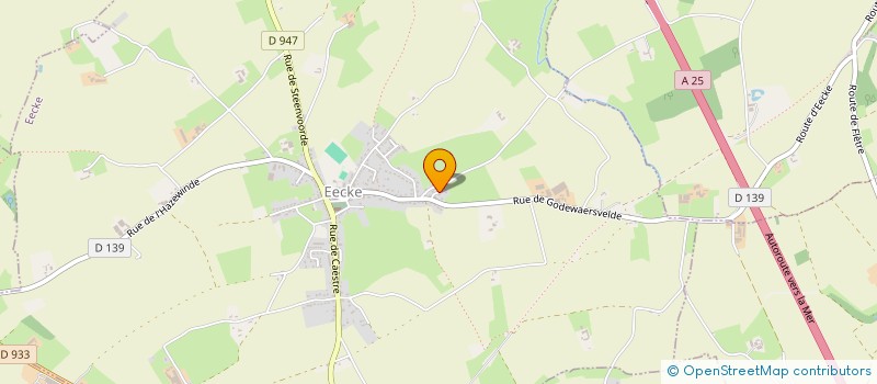 localisation de l'entreprise OLYMPIQUE ATHLETISME HAZEBROUCKOIS  STAPLE