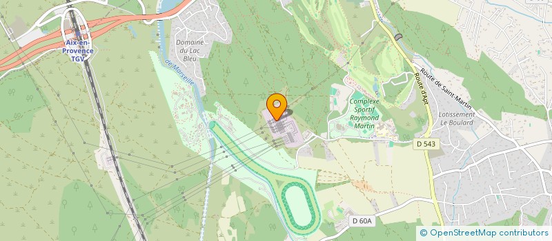 localisation de l'entreprise OLYMPIQUE CABRIES CALAS TENNIS  CABRIES