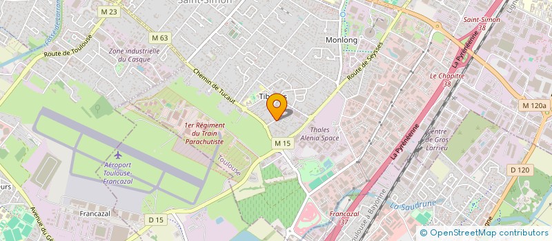 localisation de l'entreprise OLYMPIQUE CLUB BAGATELLE  TOULOUSE