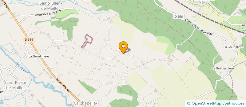 localisation de l'entreprise OLYMPIQUE CLUB BEUVILLERS  VALORBIQUET