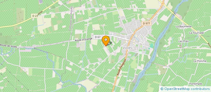 localisation de l'entreprise OLYMPIQUE CLUB ORANGEOIS  ORANGE