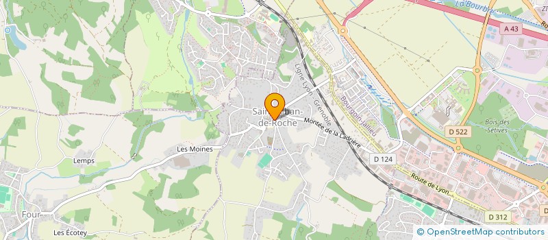 localisation de l'entreprise OLYMPIQUE DE MARCEL  SAINT-ALBAN-DE-ROCHE