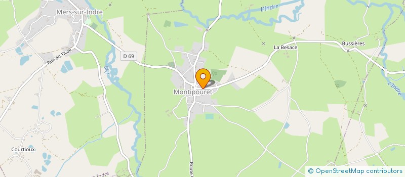 localisation de l'entreprise OLYMPIQUE DE MONTIPOURET à MONTIPOURET