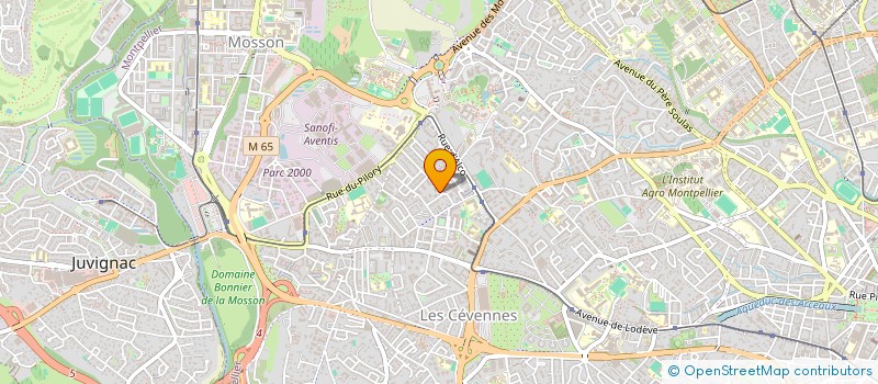localisation de l'entreprise OLYMPIQUE DU PETIT BARD FUTSAL à MONTPELLIER