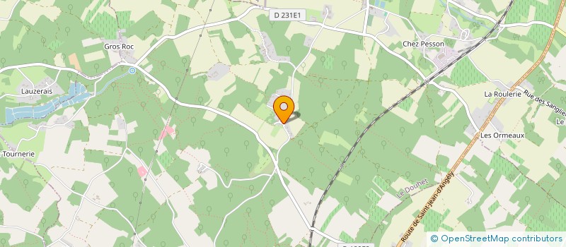 localisation de l'entreprise OLYMPIQUE FORME  LE DOUHET