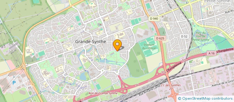 localisation de l'entreprise OLYMPIQUE GRANDE-SYNTHE PECHE LE GOUJON GRAND-SYNTHOIS à GRANDE-SYNTHE