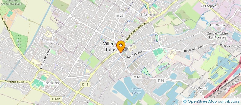 localisation de l'entreprise OLYMPIQUE HALTERO CLUB à VILLENEUVE-TOLOSANE