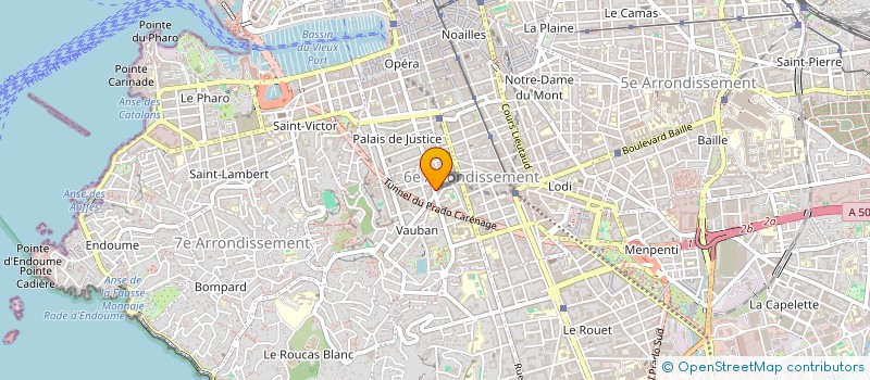 localisation de l'entreprise OLYMPIQUE MANUTENTION à MARSEILLE