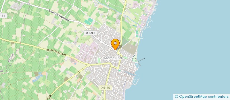 localisation de l'entreprise OLYMPIQUE MARSEILLANAIS à MARSEILLAN
