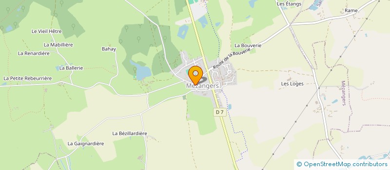localisation de l'entreprise OLYMPIQUE MEZANGERS  MEZANGERS