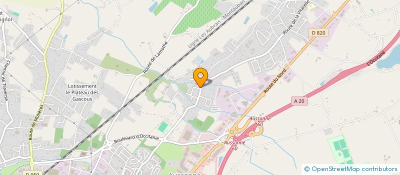 localisation de l'entreprise OLYMPIQUE MONTALBANAIS  MONTAUBAN