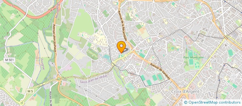 localisation de l'entreprise OLYMPIQUE MONTPELLIER & MAS PRUNET à MONTPELLIER