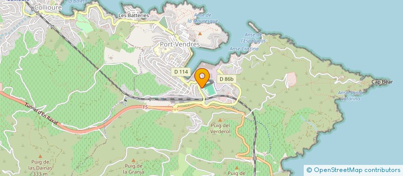 localisation de l'entreprise OLYMPIQUE PORT-VENDRAIS  PORT-VENDRES