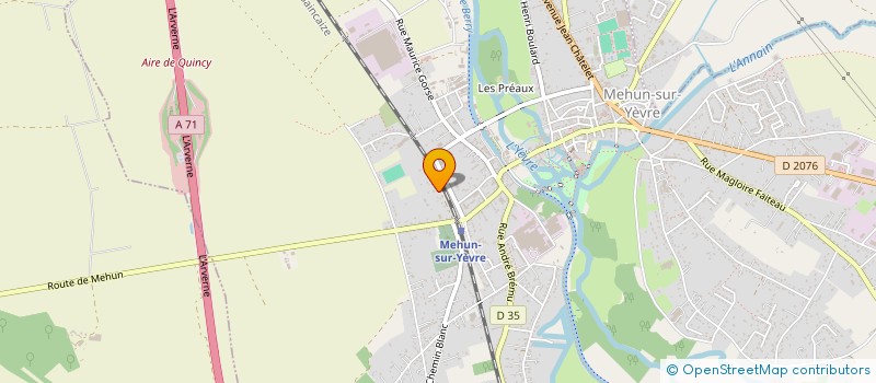 localisation de l'entreprise OLYMPIQUE PORTUGAIS MEHUNOIS  MEHUN-SUR-YEVRE