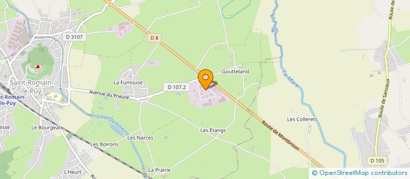 localisation de l'entreprise OLYMPIQUE SARL à SAINT-ROMAIN-LE-PUY
