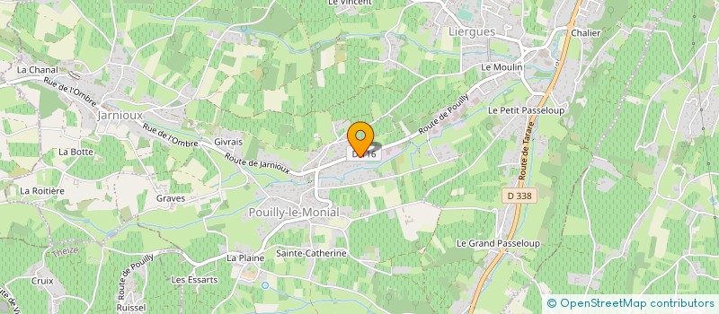 localisation de l'entreprise OLYMPIQUE SPORTIF DE POUILLY-POMMIERS à POMMIERS