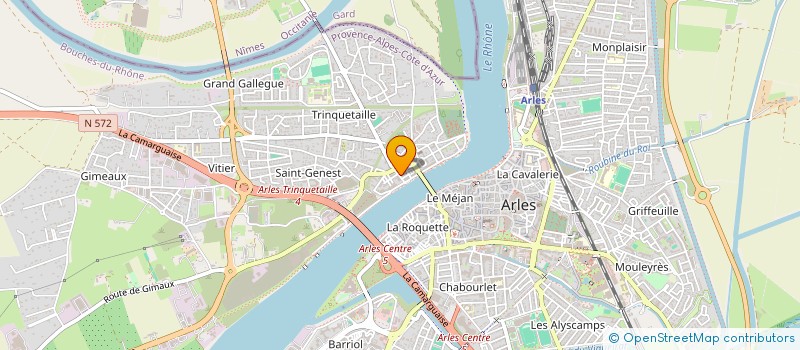 localisation de l'entreprise OLYMPIQUE SPORTIF FUTSAL ARLESIEN  ARLES