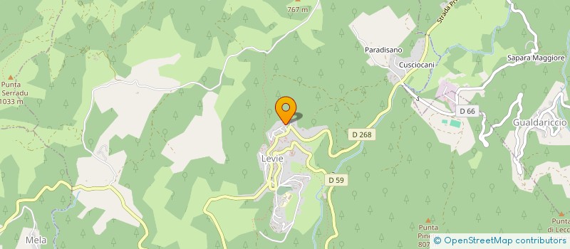 localisation de l'entreprise OLYMPIQUE SPORTING CLUB ALTA ROCCA  LEVIE