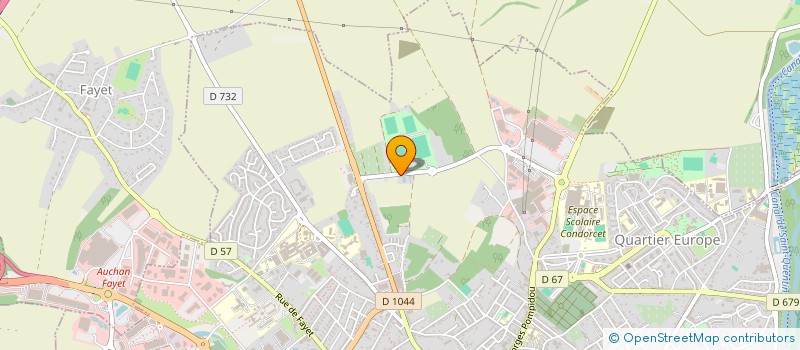 localisation de l'entreprise OLYMPIQUE ST QUENTINOIS OSQ  SAINT-QUENTIN