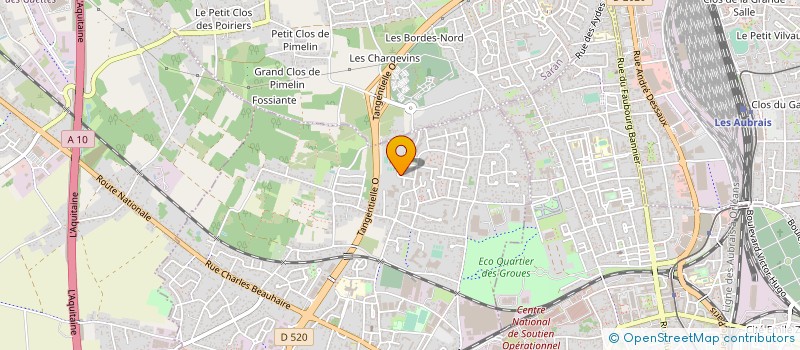 localisation de l'entreprise OLYMPIQUE STEORUELLAN METROPOLE à SAINT-JEAN-DE-LA-RUELLE