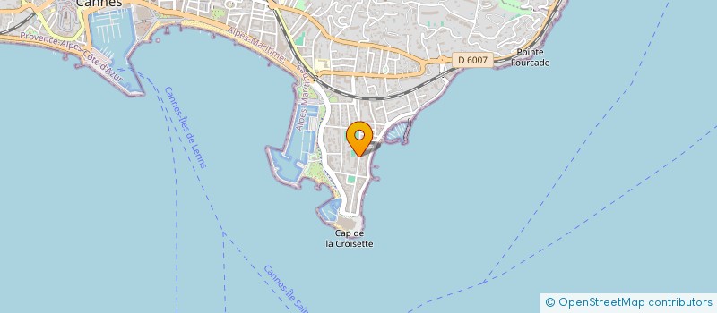 localisation de l'entreprise OLYMPIQUE SUQUETAN DE CANNES à CANNES