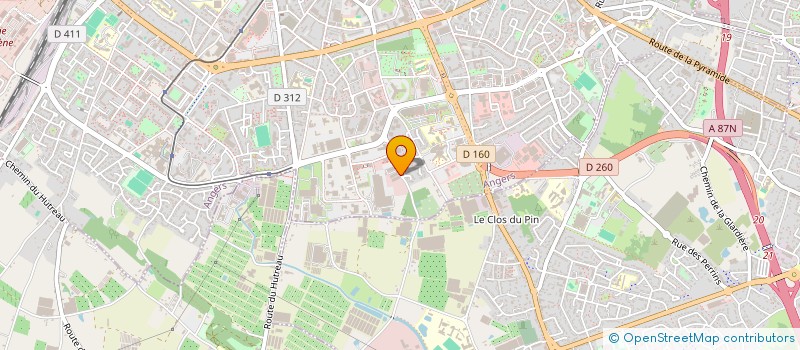 localisation de l'entreprise OLYMPIQUE VALEO ALTERNATEUR à ANGERS