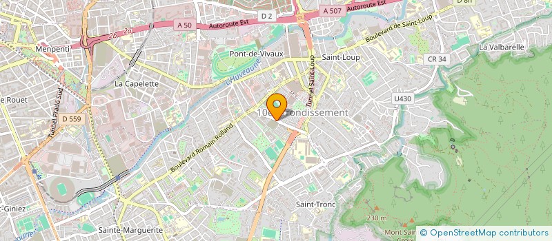 localisation de l'entreprise OLYMPOS DISTRIBUTION à MARSEILLE