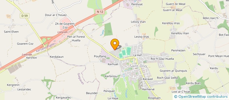 localisation de l'entreprise OLYMPUS CELTING BEACH HANDBALL CLUB  SAINT-DIVY