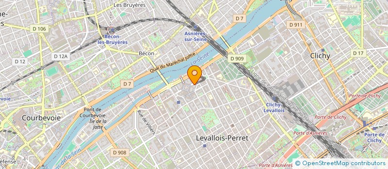 localisation de l'entreprise OLYN ONE à LEVALLOIS-PERRET