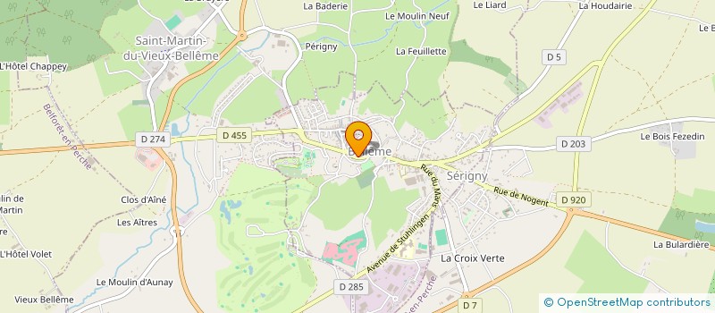 localisation de l'entreprise OLYS FRANCE à BELLEME