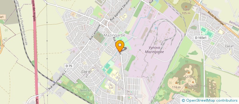 localisation de l'entreprise OLYSE HOLDING  MAZINGARBE