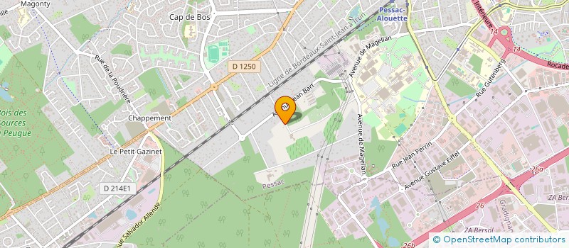 localisation de l'entreprise OLYSOL à PESSAC