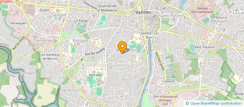 localisation de l'entreprise OLYV à VANNES