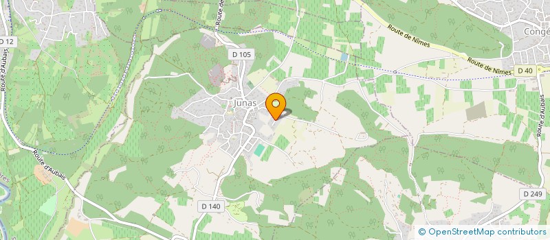 localisation de l'entreprise OLYXIS  JUNAS