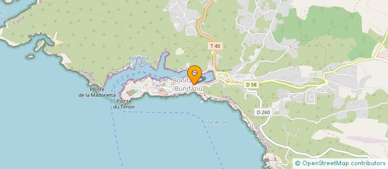 localisation de l'entreprise OLZUDU à BONIFACIO