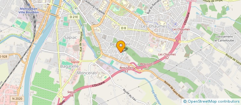 localisation de l'entreprise OM 23 à MONTAUBAN