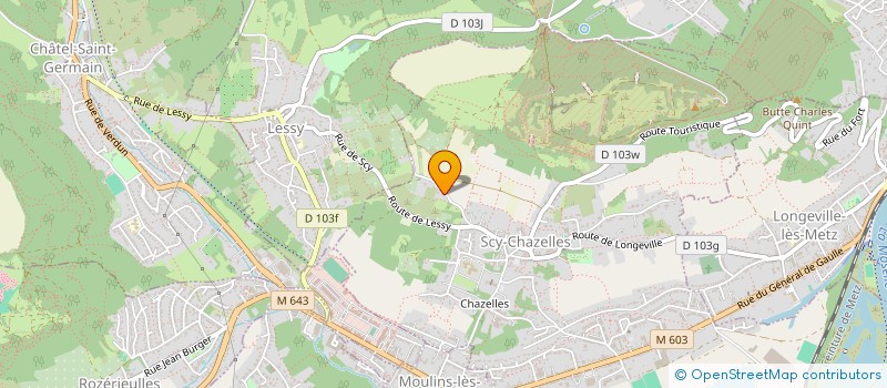 localisation de l'entreprise OM  SCY-CHAZELLES