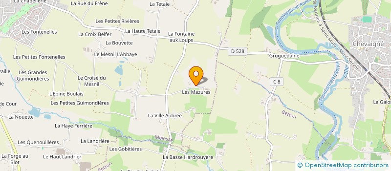 localisation de l'entreprise OM  MELESSE