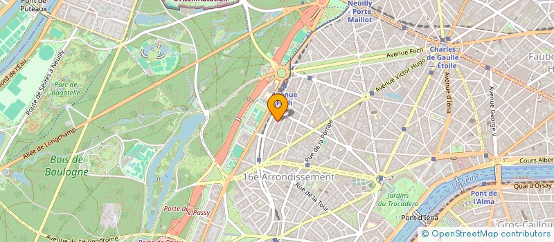 localisation de l'entreprise OM AAA à NEUILLY-SUR-SEINE