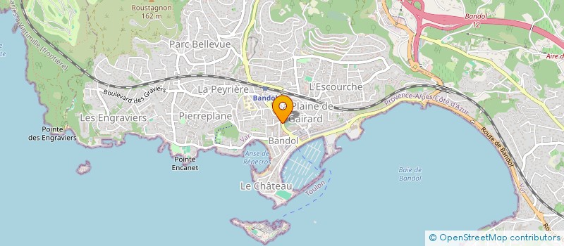 localisation de l'entreprise OM AUTOMOBILES à BANDOL