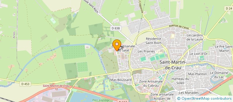localisation de l'entreprise OM ENTREPRISE à SAINT-MARTIN-DE-CRAU