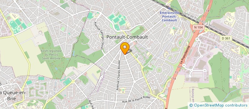 localisation de l'entreprise OM ESPOIR à PONTAULT-COMBAULT