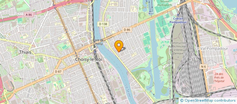 localisation de l'entreprise OM-EXPORT  CHOISY-LE-ROI