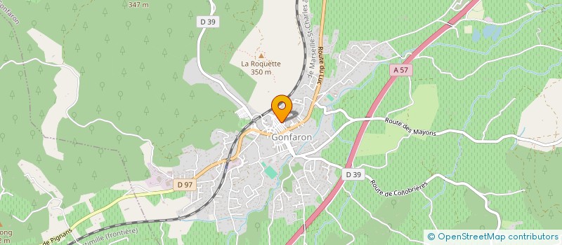 localisation de l'entreprise OM FACADES  GONFARON