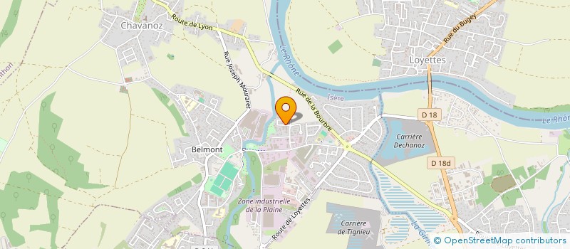 localisation de l'entreprise OM GROUP  CHAVANOZ