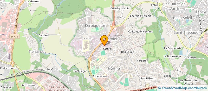 localisation de l'entreprise OM HOLDING à VANNES