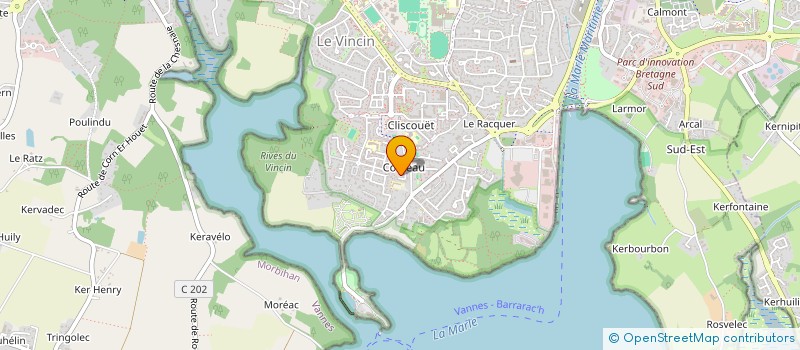 localisation de l'entreprise OM INVEST 2 à VANNES