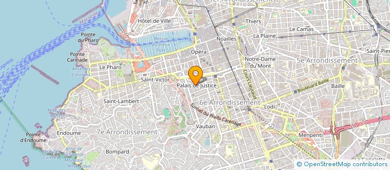 localisation de l'entreprise OM INVEST à MARSEILLE